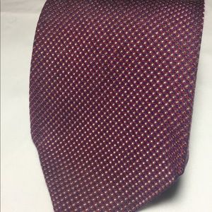 Hickey Freeman red white and blue silk tie